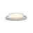 ET2 Lighting Bubble 1Lt 13.75" LED Flush Mount, White/Clear/White - E51021-10WT