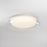 ET2 Lighting Bubble 1Lt LED Flush Mount, White/Clear/White