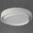 ET2 Lighting Ziggurat 1 Light LED Flush Mount, White