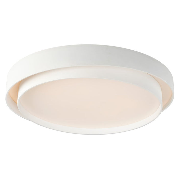 ET2 Lighting Ziggurat 1 Light 31.5" LED Flush Mount, White - E51046-WT