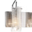 Elan Krysalis 3 Light Bath Wall Mount, Chrome/Clear