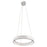 Elan Fornello 1 Light 17" LED Chandelier, Textured White/White Acrylic - 83452