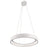 Elan Fornello 1 Light 23" LED Chandelier, Textured White/White Acrylic - 83454