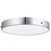 Elan Crystal Moon 1 Lt 15" LED Flush Mount, Chrome/Clear/Cubic Crystals - 83588