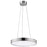 Elan Crystal Moon 1 Lt 19" LED Pendant, Chrome/Clear/Cubic Crystals - 83592