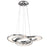 Elan Destiny 4 Light 36" LED Chandelier, Chrome/Etched Acrylic - 83620