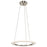 Elan Hyvo 19" LED Chandelier, Brushed Nickel/Matte White Acrylic - 83671