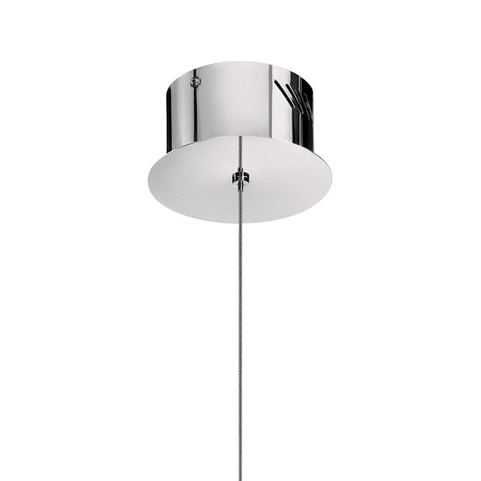 Elan Kabru 1 Light LED Mini Pendant, Clear/Metal Flake