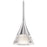 Elan Kabru 1 Light LED Mini Pendant, Clear/Metal Flake