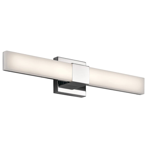 Elan Neltev 1 Light 24" LED Wall Sconce, Chrome/White Acrylic - 83736