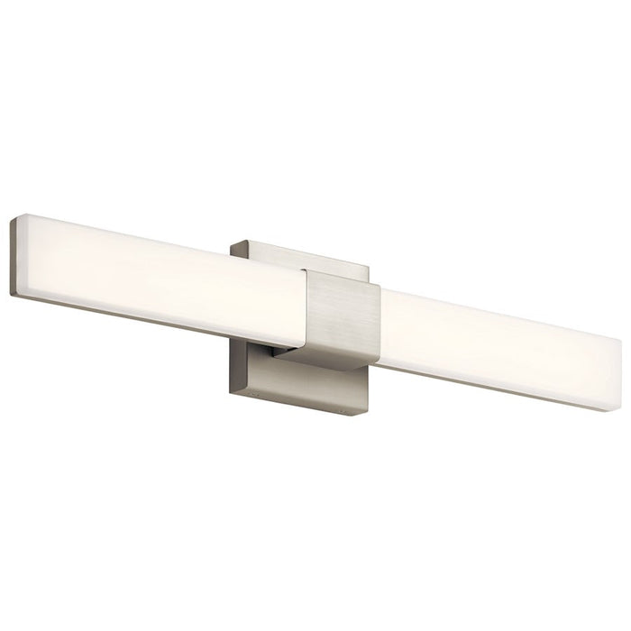 Elan Neltev 1 Light 24" LED Wall Sconce, Satin Nickel/White Acrylic - 83737