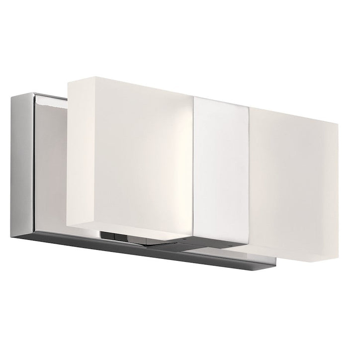 Elan Haiden LED Wall Sconce, Chrome/Frosted Acrylic