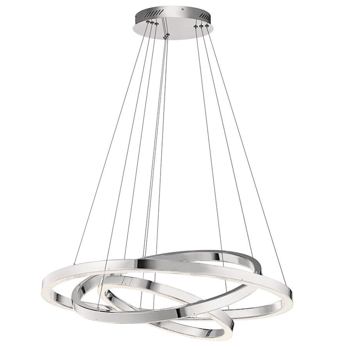 Elan Opus LED Chandelier 2 Tier, Chrome