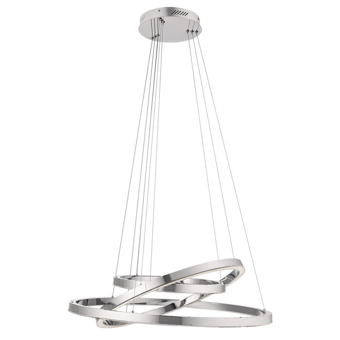 Elan Opus LED Chandelier 2 Tier, Chrome