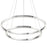 Elan Opus LED Pendant, Chrome/Clear Acrylic/Cubic Zirconia Chips