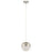 Elan Moonlit 1 Light LED Mini Pendant, Nickel/Clear/Cubic Zirconia Chip - 83956