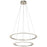 Elan Hyvo 2 Light 36" Pendant, Brushed Nickel/Matte White Acrylic - 83990