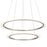 Elan Hyvo 2 Light 36" Pendant, Brushed Nickel/Matte White Acrylic