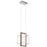 Elan Viho LED Pendant, Polished Nickel/Frosted White Acrylic - 84045