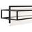 Elan Vega 1 Light LED Linear Chandelier, Matte Black/Clear Acrylic