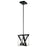 Elan Axis 12" LED Pendant, Matte Black/Etched Acrylic - 84083