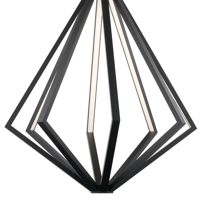 Elan Everest 8 Light LED Chandelier 1 Tier Large, Etched