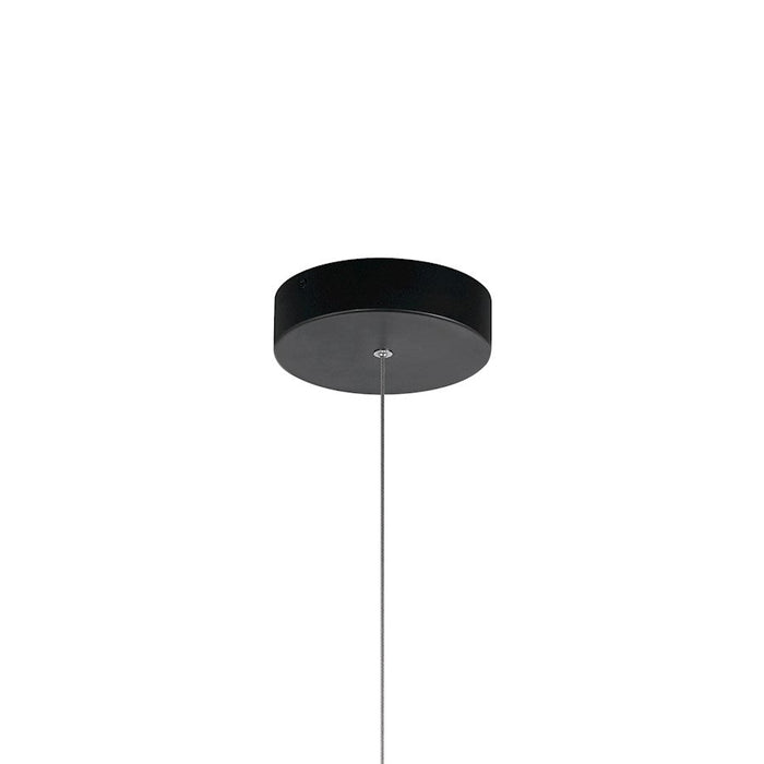 Elan Everest 4 Light LED Chandelier 1 Tier Small, Matte Black