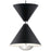 Elan Kordan 1 Light LED Mini Pendant, Matte Black/Clear Polycarbonate