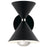 Elan Kordan LED Wall Sconce, Matte Black/Clear Polycarbonate