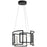 Elan Melko 9 Light 14" LED Chandelier, Black/White Acrylic - 84133