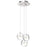Elan Baylin LED Cluster Pendant, Chrome/White Acrylic