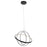 Elan Arvo LED Chandelier 1 Tier, Matte Black/Polycarbonate