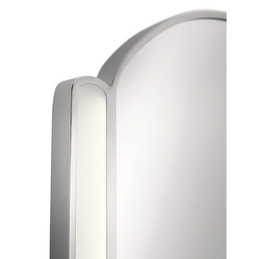 Elan Phaelan LED Mirror, Chrome/Etched Acrylic