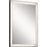 Elan Ryame 23" LED Mirror, Matte Black/Frosted Acrylic - 84167
