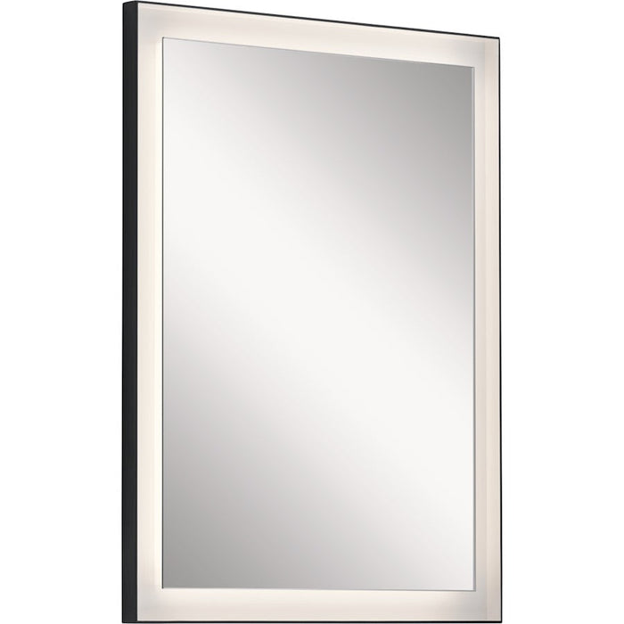 Elan Ryame 23" LED Mirror, Matte Black/Frosted Acrylic - 84167