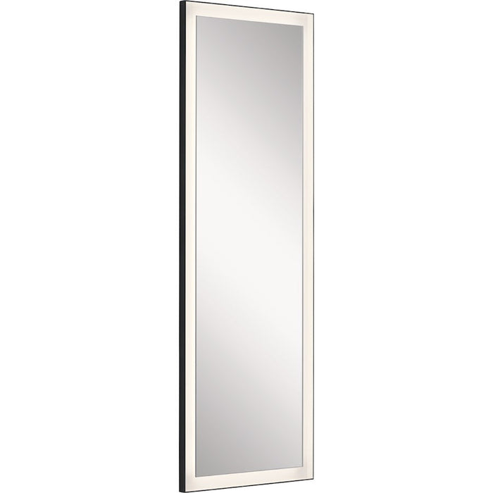 Elan Ryame 20" LED Mirror, Matte Black/Frosted Acrylic - 84173