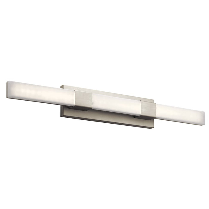 Elan Neltev 1 Light 36" LED Sconce, Satin Nickel/Polycarbonate/White - 84202