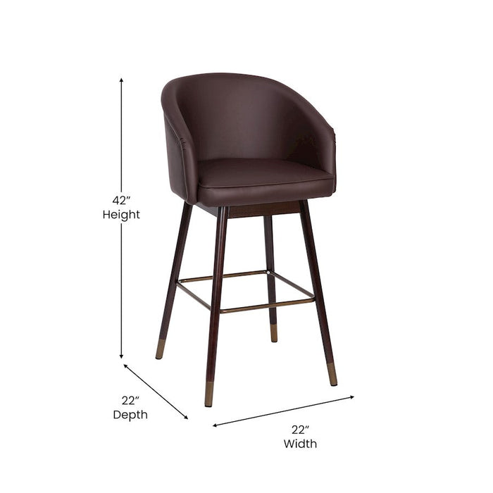 Flash Furniture Margo Barstool, Pack Of 2