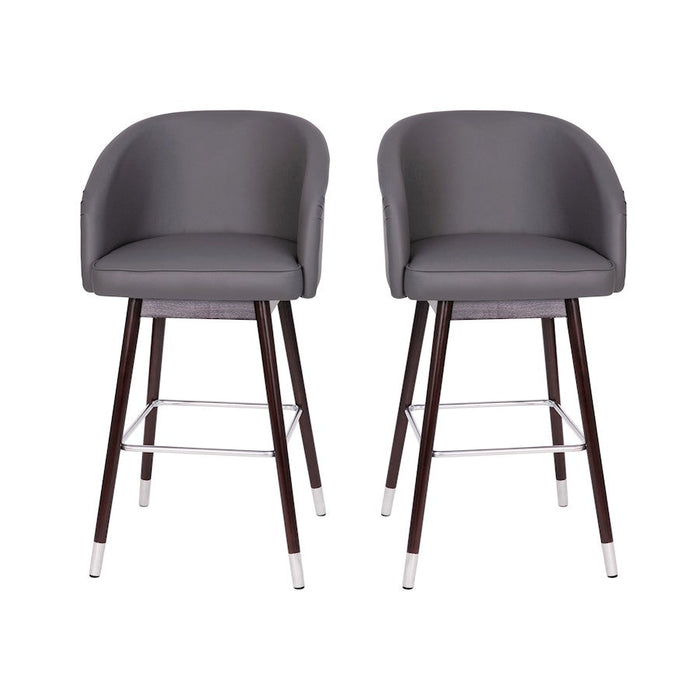 Flash Furniture Margo Barstool, Pack Of 2, Gray - 2-AY-1928-30-GY-GG