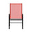 Flash Brazos Patio Stack Chair, Pack Of 4, Red