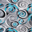 Flash Furniture Masie Swirl Area Rug, Turquoise