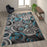 Flash Furniture Masie Swirl Area Rug, Turquoise