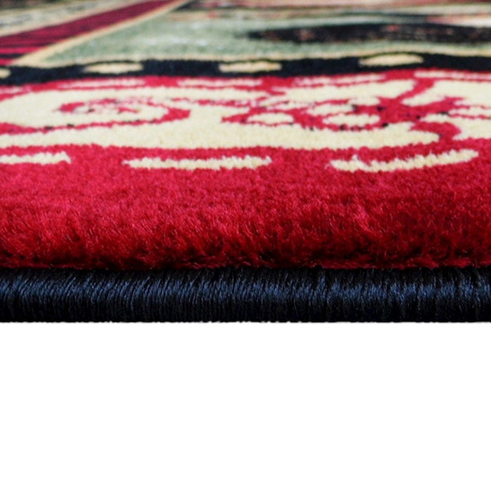 Flash Furniture Gallus Rooster Area Rug, Red