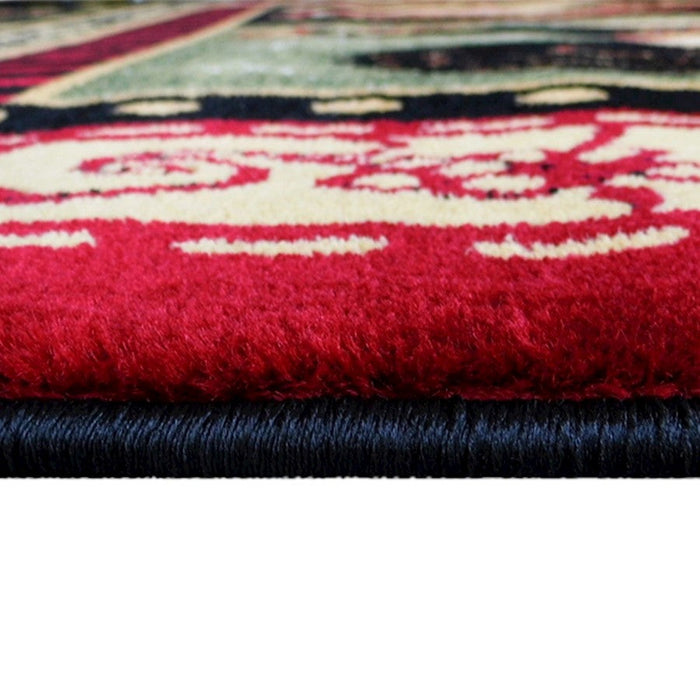 Flash Furniture Gallus Rooster Area Rug, Red