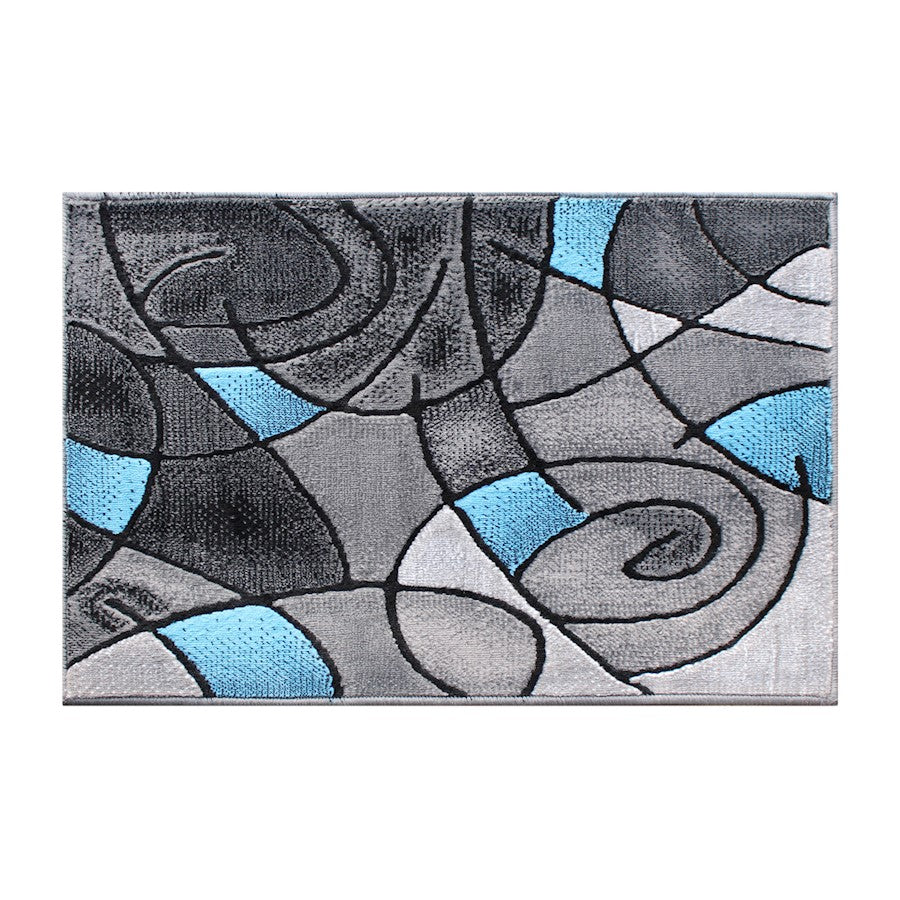 Flash Furniture Jubilee 2' X 3' Accent Rug, Blue - ACD-RGTRZ860-23-BL-GG