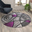 Flash Furniture Jubilee 5X5 Round Abstract Rug