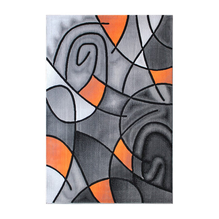 Flash Furniture Jubilee 5X7 Abstract Area Rug, Orange - ACD-RGTRZ860-57-OR-GG