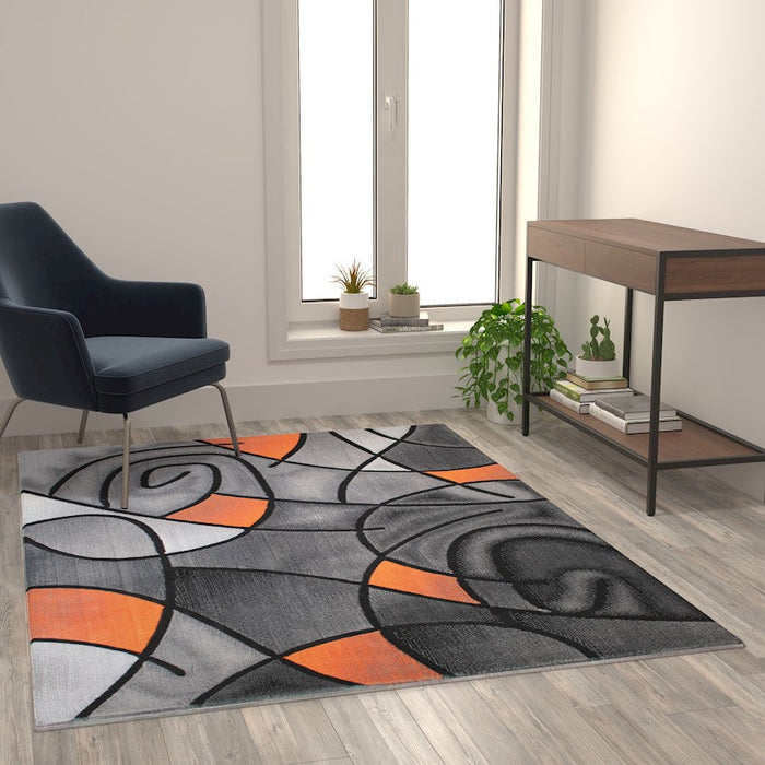 Flash Furniture Jubilee 5X7 Abstract Area Rug