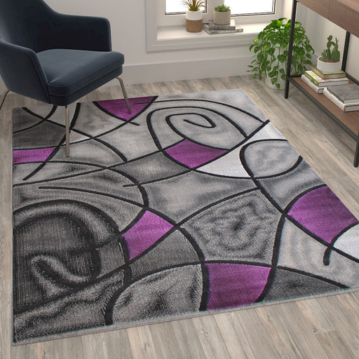 Flash Furniture Jubilee Abstract Area Rug