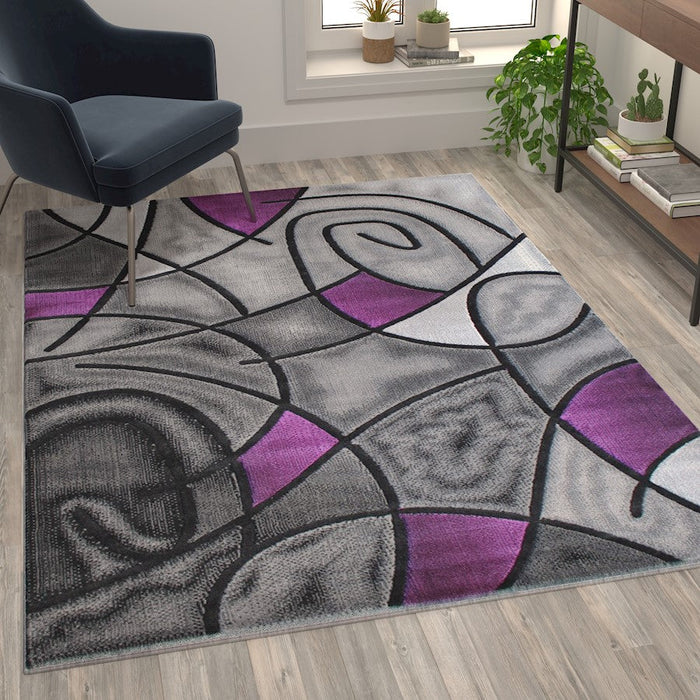 Flash Furniture Jubilee Abstract Area Rug